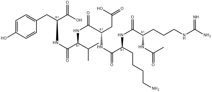 乙酰基五肽-1 结构式