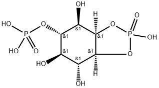 inositol 1,2-cyclic 4-bisphosphate 结构式