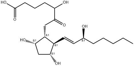 5-Hydroxy-6-keto-pgf1alpha 结构式