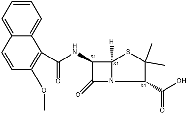 萘夫西林杂质4钠盐 结构式