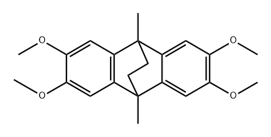 9,10-ETHANOANTHRACENE, 9,10-DIHYDRO-2,3,6,7-TETRAMETHOXY-9,10-DIMETHYL- 结构式