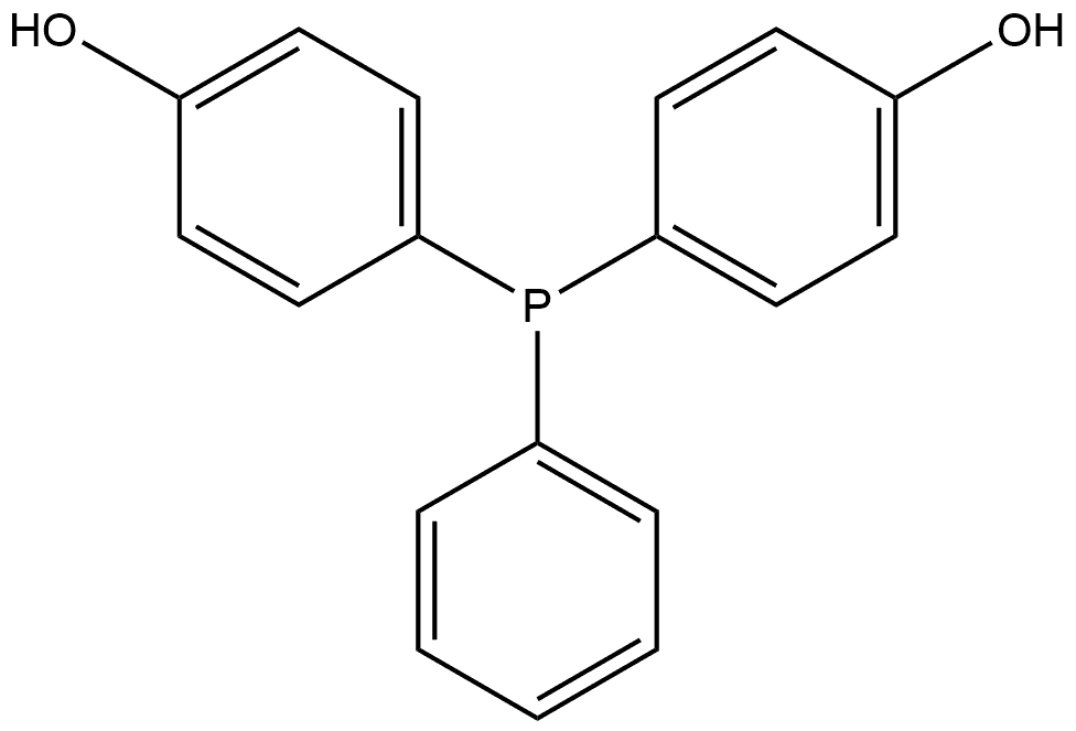 PHENOL, 4,4'-(PHENYLPHOSPHINIDENE)BIS- 结构式