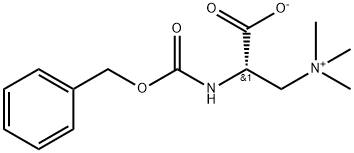 N(alpha)-Benzoyloxycarbonyl-N(beta)-trimethylammonio-l-alanine, inner  sal 结构式