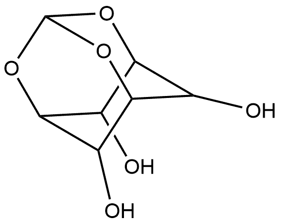 scyllo-Inositol, 1,3,5-O-methylidyne- 结构式