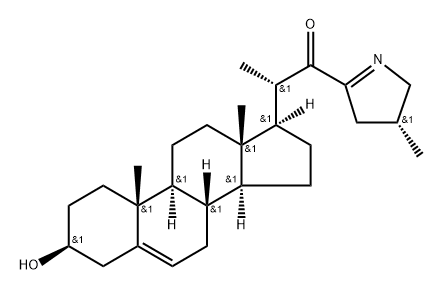 3β-Hydroxy-16,28-secosolanida-5,22(28)-dien-24-one 结构式