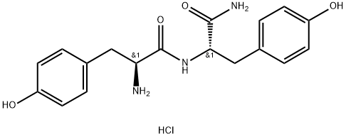 H-TYR-TYR-NH · HCL 结构式