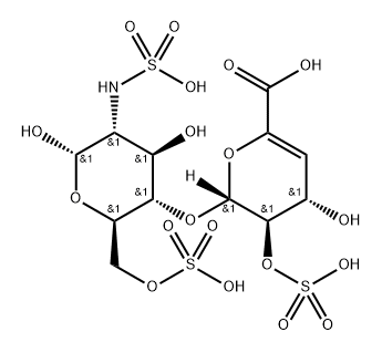 Heparin derived disaccharide sodium salt 结构式