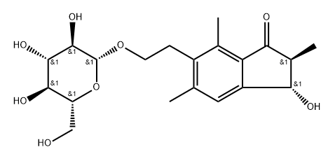 (2S,3S)-Pteroside C 结构式