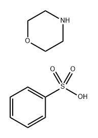 Benzenesulfonic acid, mono-C10-14-alkyl derivs., compds. with morpholine 结构式