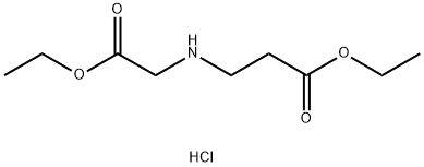 乙基 3-[(2-乙氧基-2-氧亚基乙基)氨基]丙酯盐酸 结构式