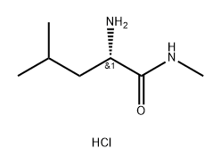 H-Leu-Nhme Hydrochloride 结构式