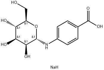 4-(α-D-Mannopyranosylamino)benzoic acid sodium salt 结构式