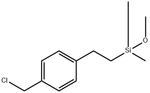 1-(氯甲基)-4-[2-(甲氧基二甲基硅基)乙基]苯 结构式