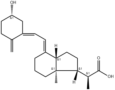 Vitamin D-C22 acid 结构式