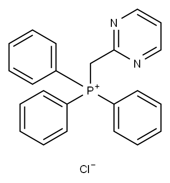 Phosphonium, triphenyl(2-pyrimidinylmethyl)-, chloride (1:1) 结构式