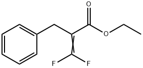 2-苄基-3,3-二氟丙烯酸乙酯 结构式