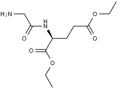 L-Glutamic acid, glycyl-, 21,25-diethyl ester 结构式