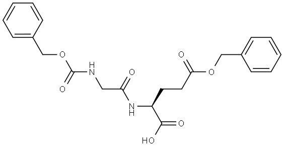 L-Glutamic acid, N-[(phenylmethoxy)carbonyl]glycyl-, 25-(phenylmethyl) ester (9CI) 结构式