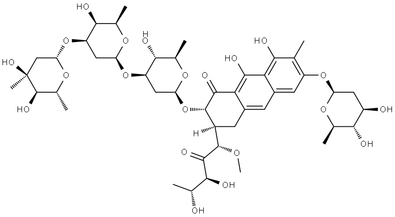 光辉霉素杂质9 结构式