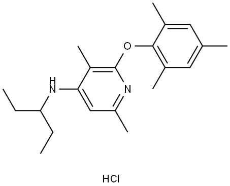 CP 376395 hydrochloride 结构式