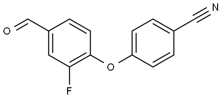 Benzonitrile, 4-(2-fluoro-4-formylphenoxy)- 结构式