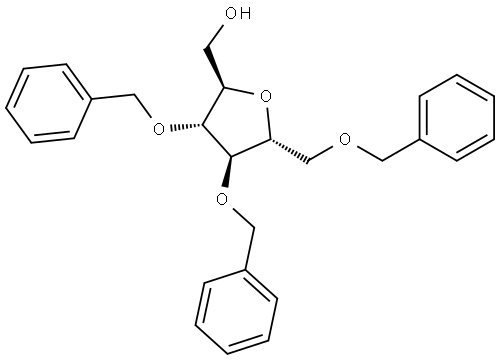 D-Mannitol, 2,5-anhydro-1,3,4-tris-O-(phenylmethyl)- 结构式