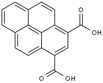 PYRENE-1,3-DICARBOXYLIC ACID 结构式