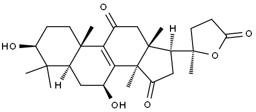 灵芝内酯B 结构式