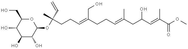 化合物 Capsianoside V methyl ester 结构式
