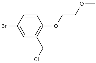 4-溴-2-(氯甲基)-1-(2-甲氧基乙氧基)苯 结构式
