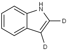 1H-indole-2,3-d2 结构式