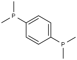 1,4-bis(dimethylphosphino)benzene 结构式