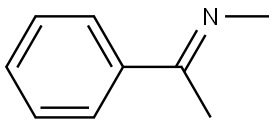 Methanamine, N-(1-phenylethylidene)-, [N(E)]- 结构式