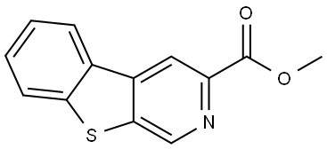 [1]Benzothieno[2,3-c]pyridine-3-carboxylic acid methyl ester 结构式