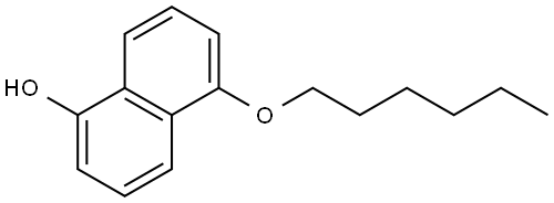 5-(Hexyloxy)-1-naphthalenol 结构式