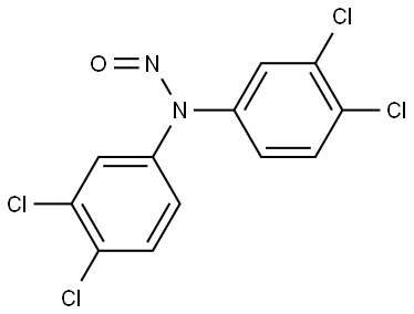 N,N-双(3,4-二氯苯基)硝基US 酰胺 结构式