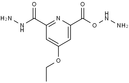 4-ethoxypyridine-2,6-dicarbohydrazide 结构式