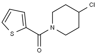 (4-Chloro-1-piperidinyl)-2-thienylmethanone 结构式