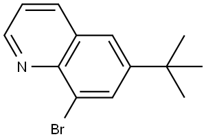 8-bromo-6-tert-butylquinoline 结构式