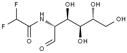 N-二氟乙酰基-D-葡萄糖胺 结构式