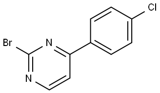 2-bromo-4-(4-chlorophenyl)pyrimidine 结构式