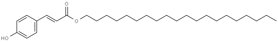 Eicosanyl(E)-p-coumarate 结构式
