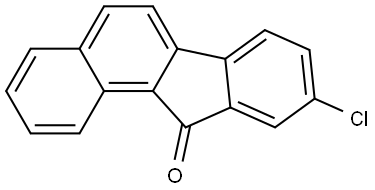 9-chloro-11H-benzo[a]fluoren-11-one 结构式