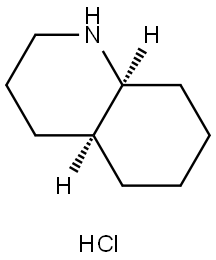 Quinoline, decahydro-, hydrochloride (1:1), (4aS,8aS)- 结构式