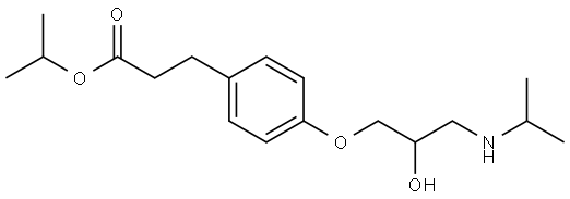 盐酸艾司洛尔杂质2 结构式
