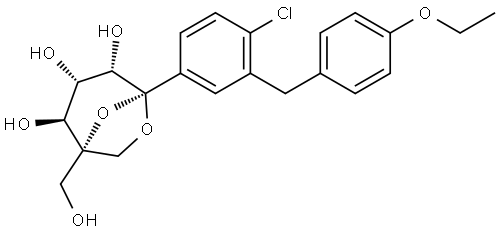 埃格列净杂质1 结构式