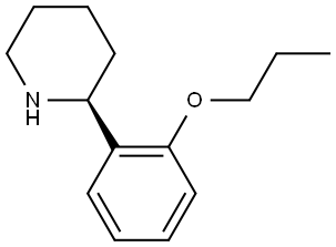 (2S)-2-(2-PROPOXYPHENYL)PIPERIDINE 结构式