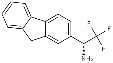 (1R)-1-FLUOREN-2-YL-2,2,2-TRIFLUOROETHYLAMINE 结构式