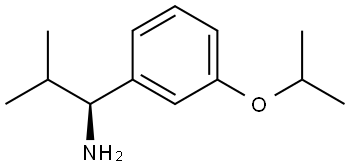 (1S)-2-METHYL-1-[3-(METHYLETHOXY)PHENYL]PROPYLAMINE 结构式