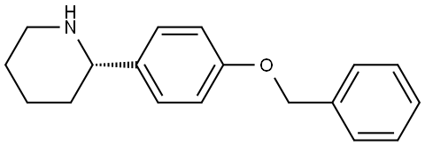 1-((2S)(2-PIPERIDYL))-4-(PHENYLMETHOXY)BENZENE 结构式